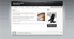 Desktop Screenshot of flyingravenpress.com